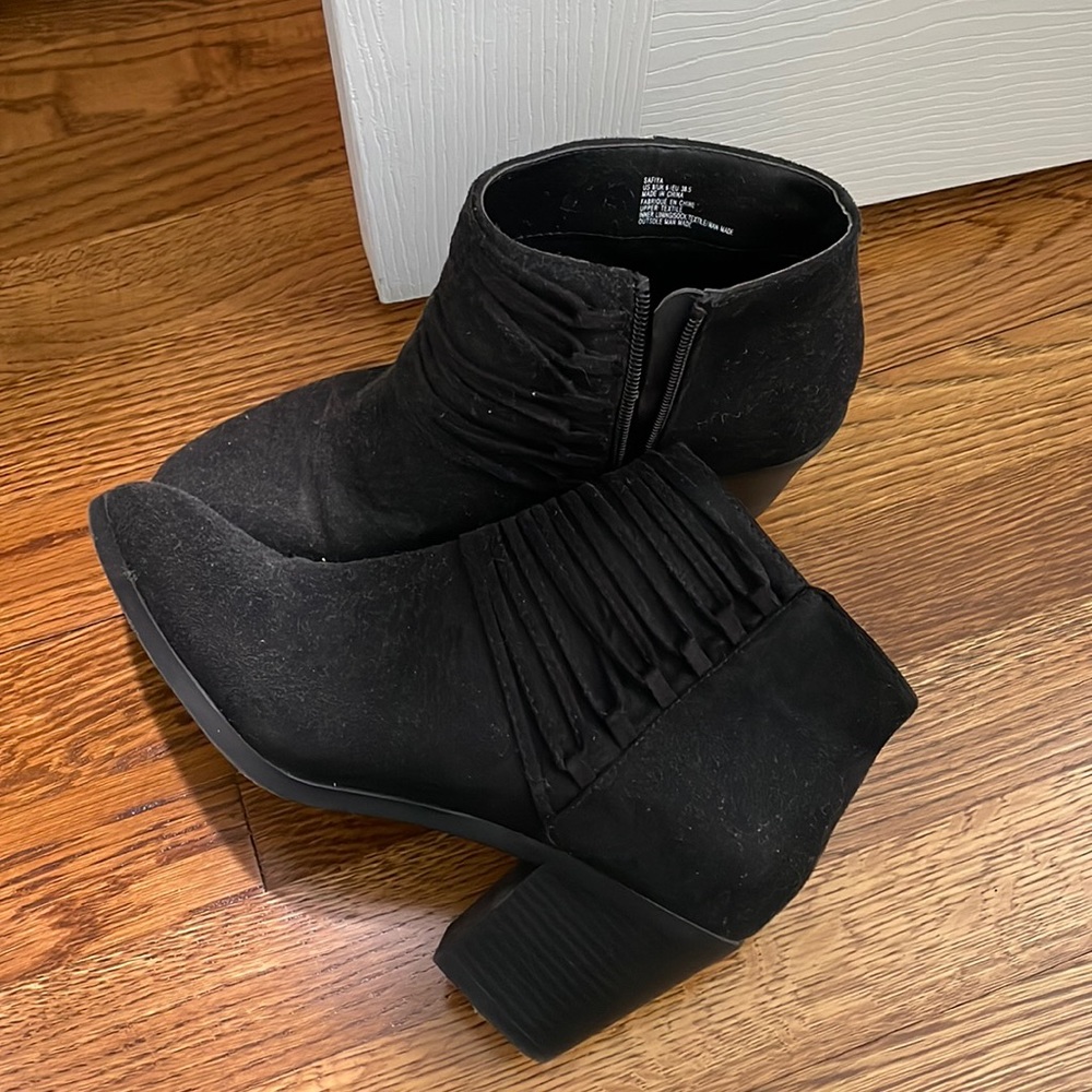 JustFab heeled booties